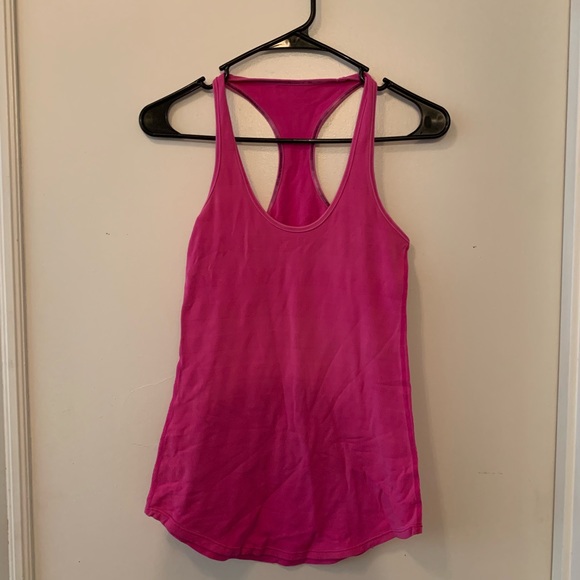 Pink Lululemon Workout Tank - Picture 2 of 8